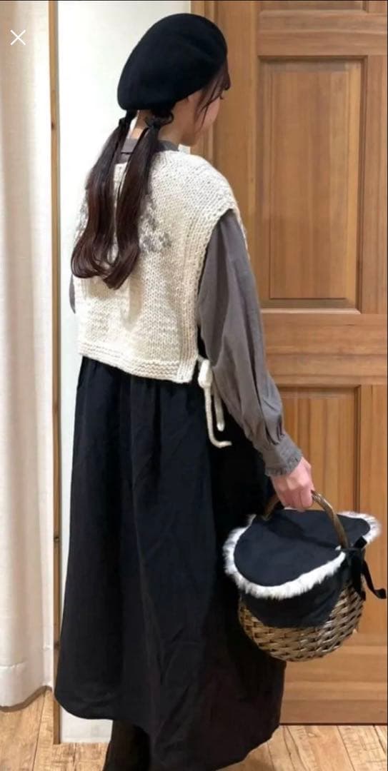 SM2＊TSUHARU＊ペルー＊ニット前後着ジャガードニットベスト＊