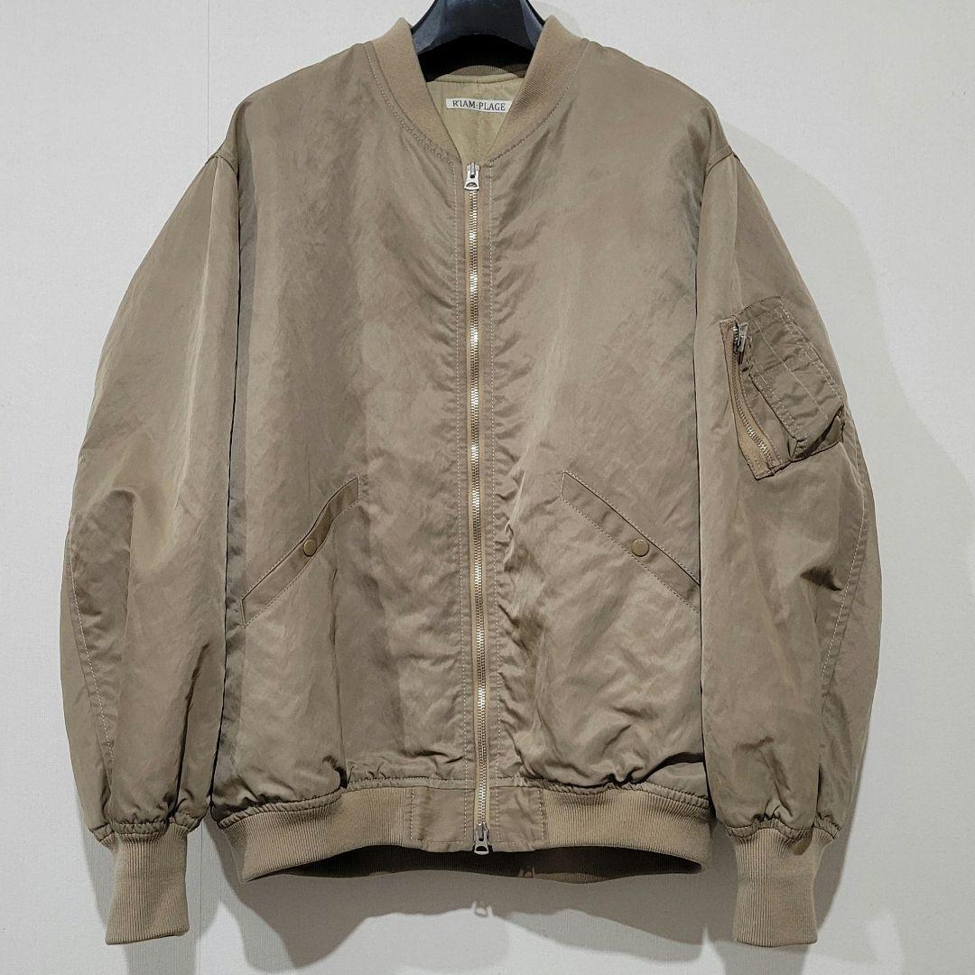 R'IAM PLAGE リアム プラージュ　MA-1 ジップアップ ブルゾン