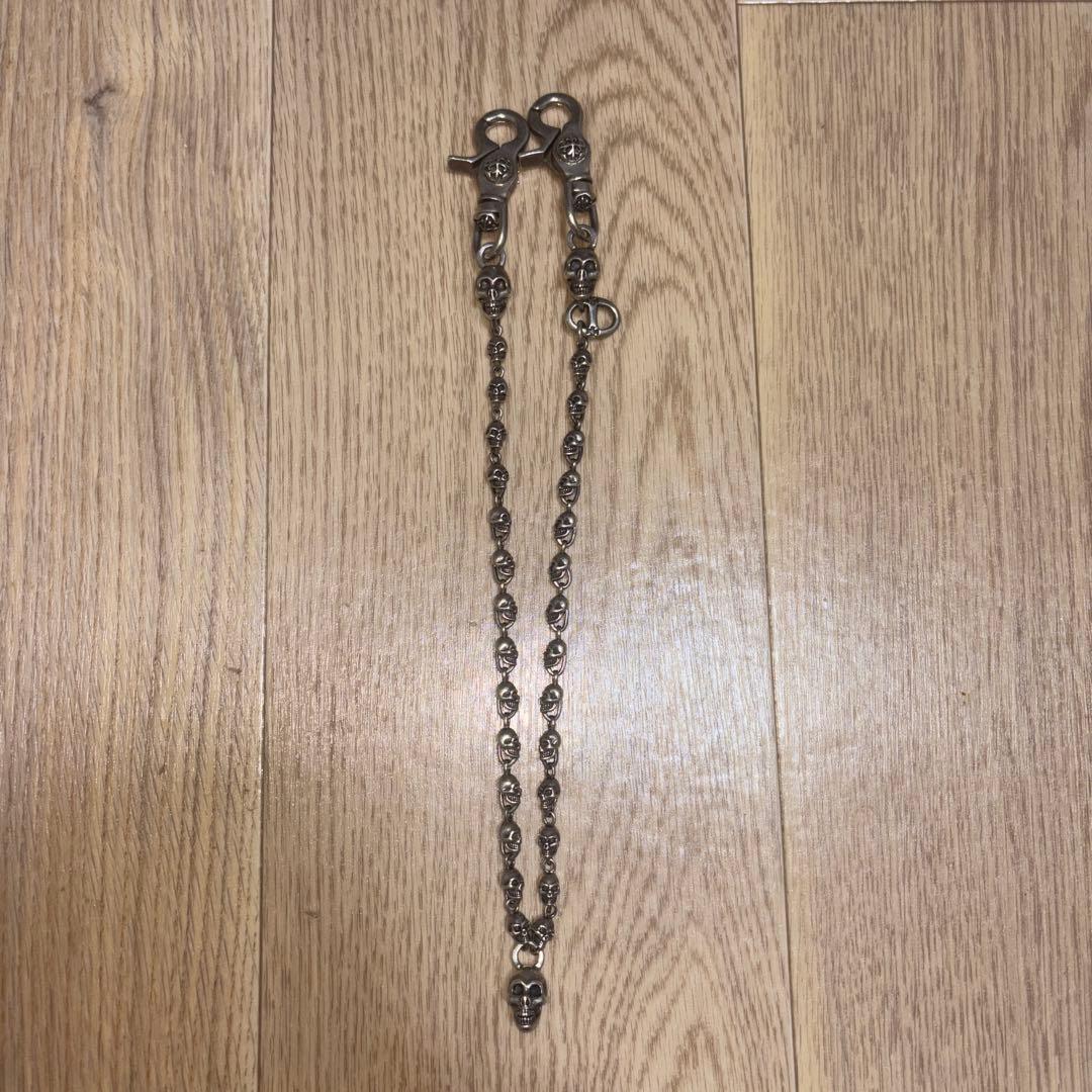 a&g スカル　ウォレットチェーン　クロムハーツ　ガボール