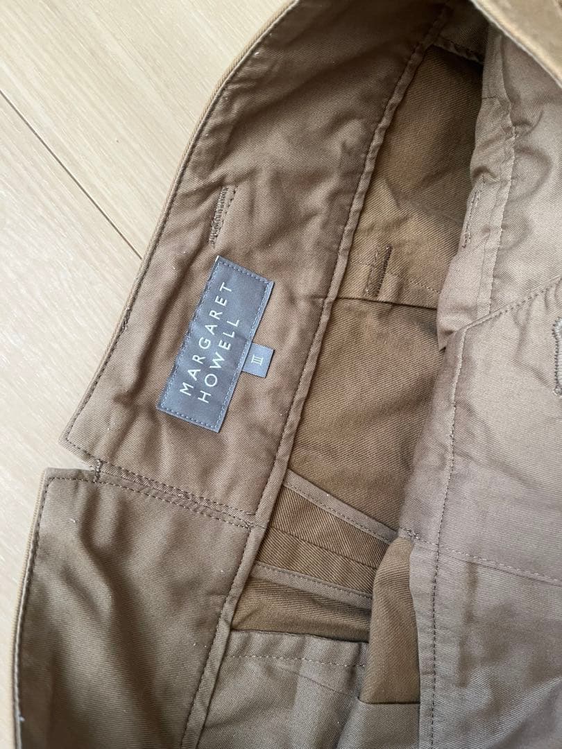【美品】マーガレットハウエル COTTON TWILL 2024AW III