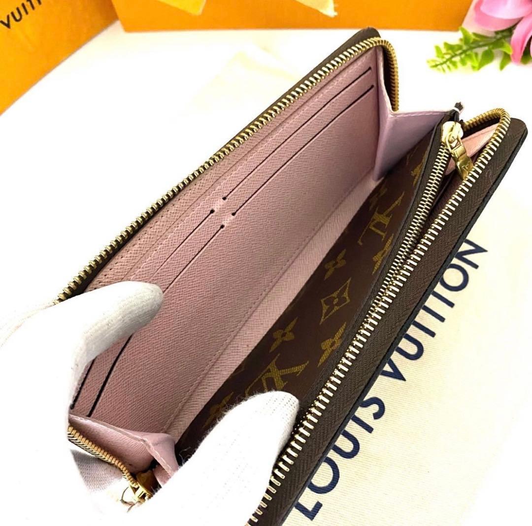 新品級ルイ ヴィトン◼️ポルトフォイユ クレマンス モノグラム ローズバレリーヌ