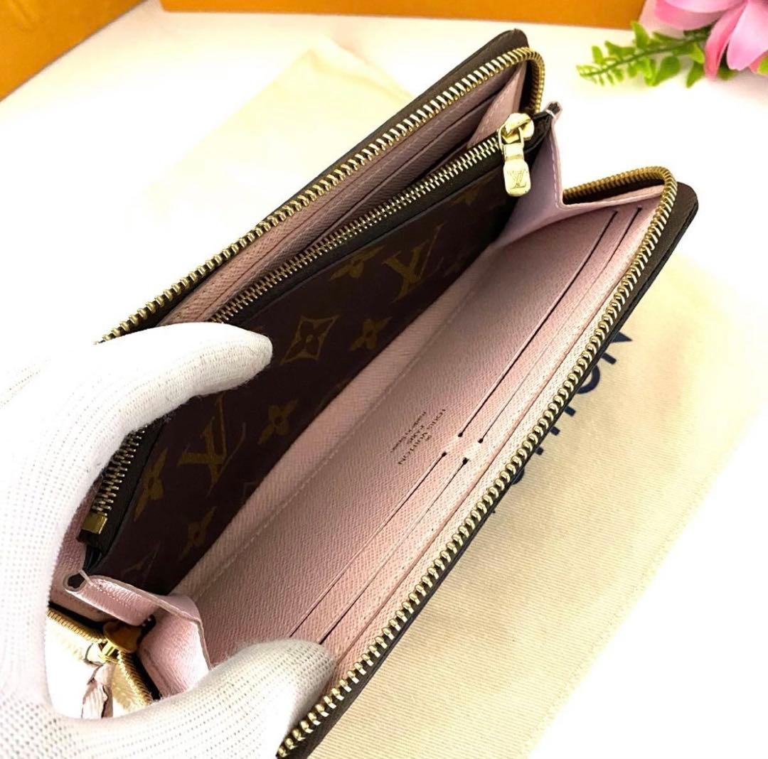 新品級ルイ ヴィトン◼️ポルトフォイユ クレマンス モノグラム ローズバレリーヌ