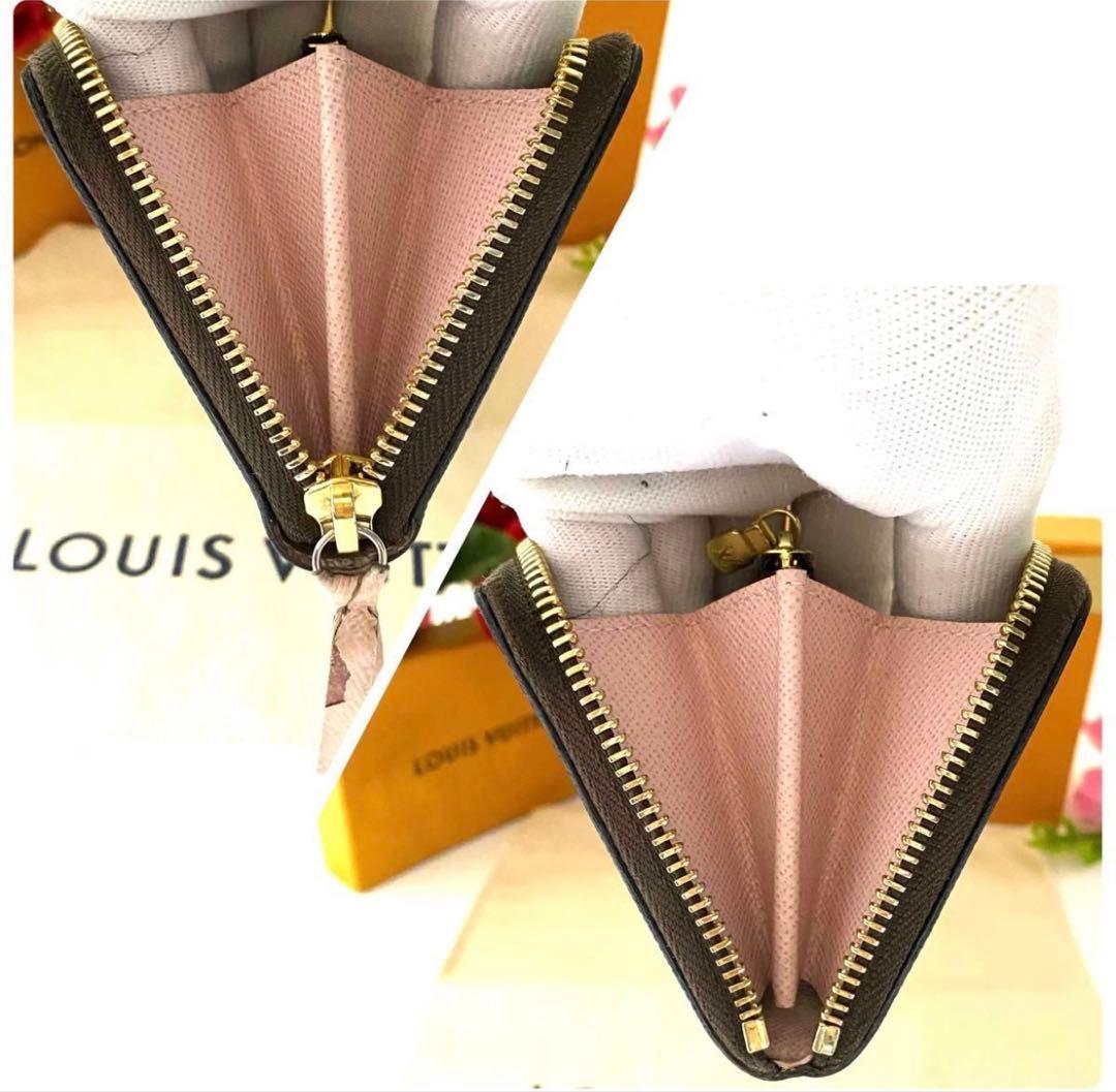 新品級ルイ ヴィトン◼️ポルトフォイユ クレマンス モノグラム ローズバレリーヌ