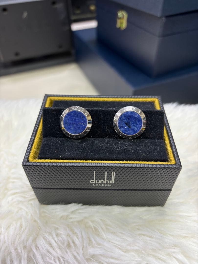 未使用ダンヒル dunhill ラピスラズリ カフリンクス