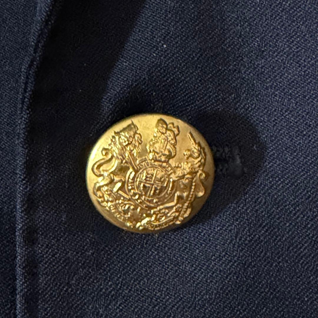 ポロラルフローレン　紺ブレ　金ボタン　エンブレム　イタリア製　2B S