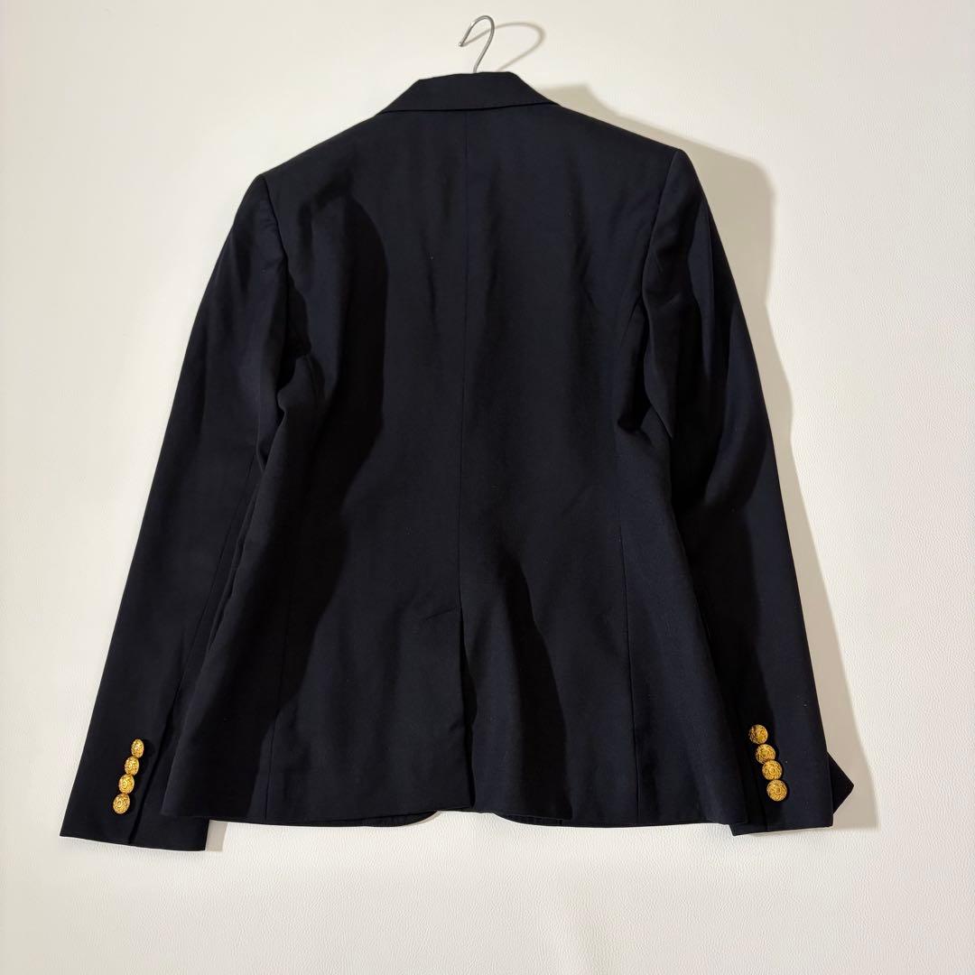 ポロラルフローレン　紺ブレ　金ボタン　エンブレム　イタリア製　2B S