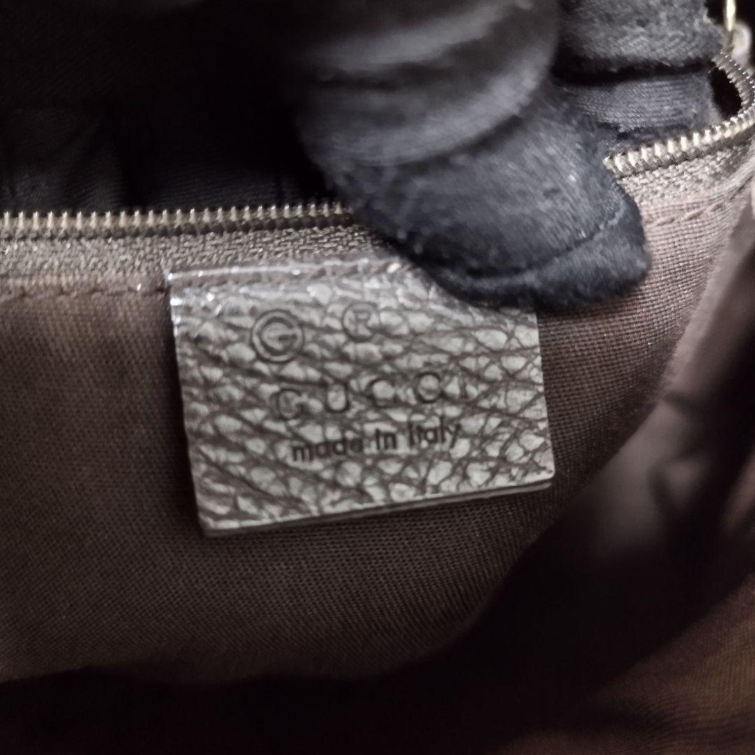 グッチ　アビー　ワンショルダーバッグ　ハンドバッグ　GG　肩掛け　キャンバス