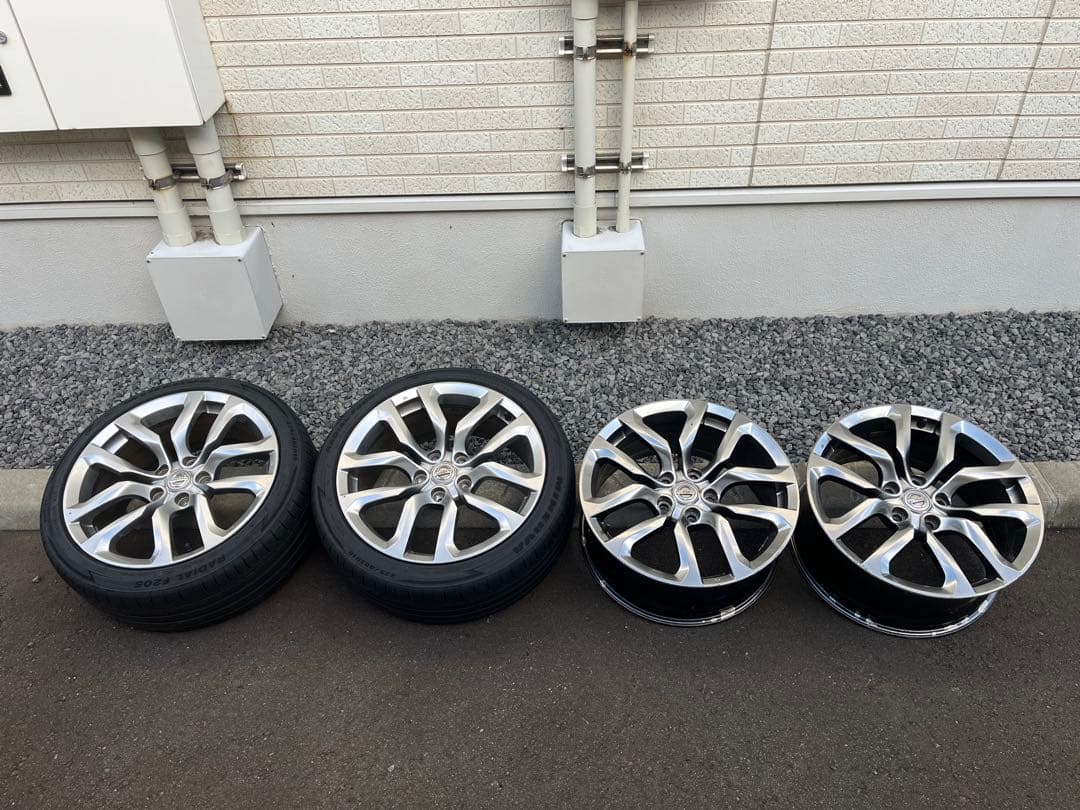 Z34 純正ホイール 4本セット 2024年製タイヤ 純正流用 スタッドレス等に