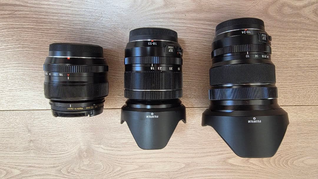 【フルセット】Fujifilm XT20 ミラーレスカメラ 3本レンズ付き