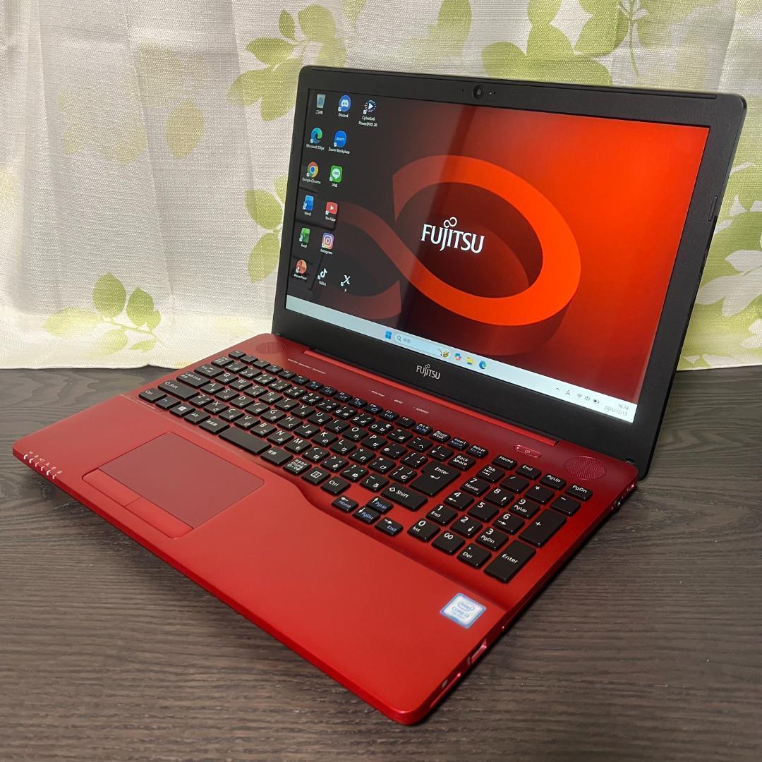 富士通 LIFEBOOK✨オフィス付☆SSD256GB☆メモリ8GB☆i3