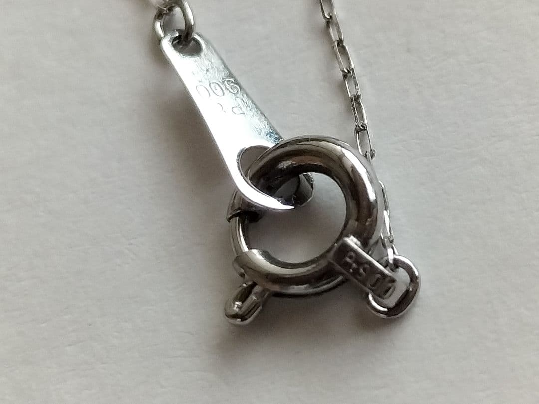 新品 定価36300円Pt900プラチナチェーンネックレス＋バーペンダントトップ