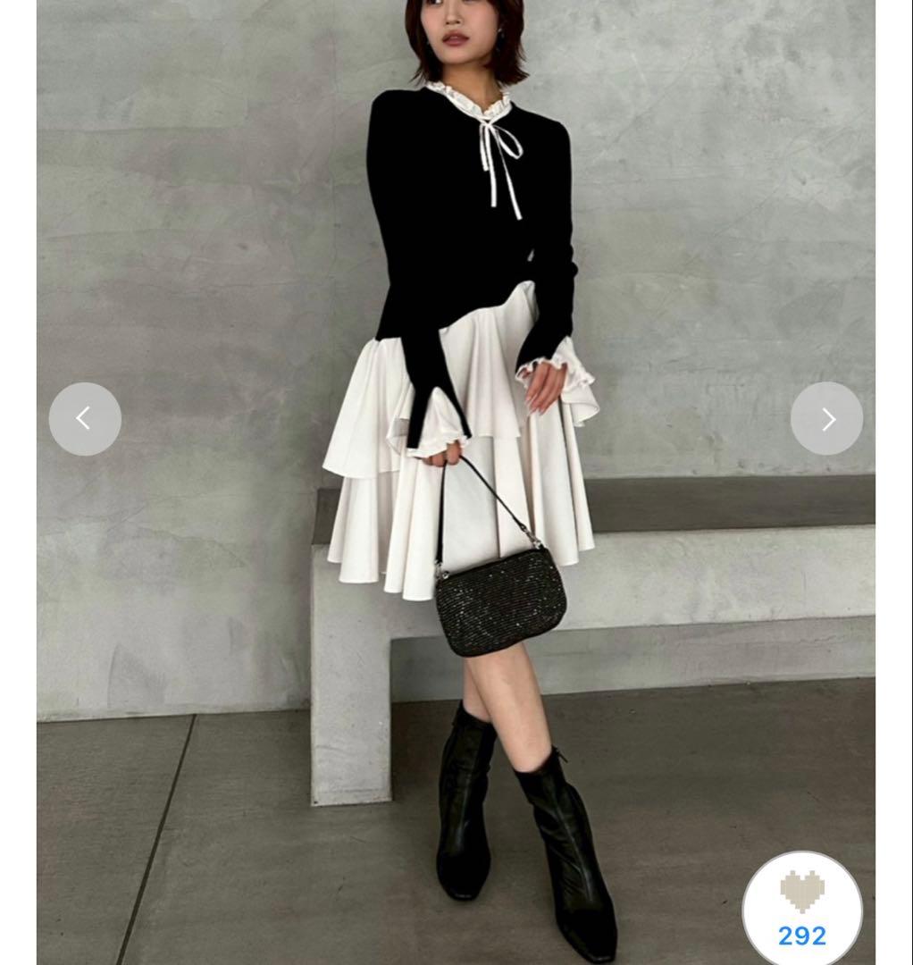 h.r様　スナイデル　Sustainableドッキングミニニットワンピース