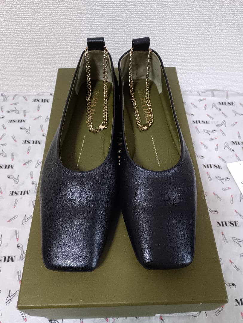未使用MARIA LUCAマリア ルカAugusta Ballet Flat36