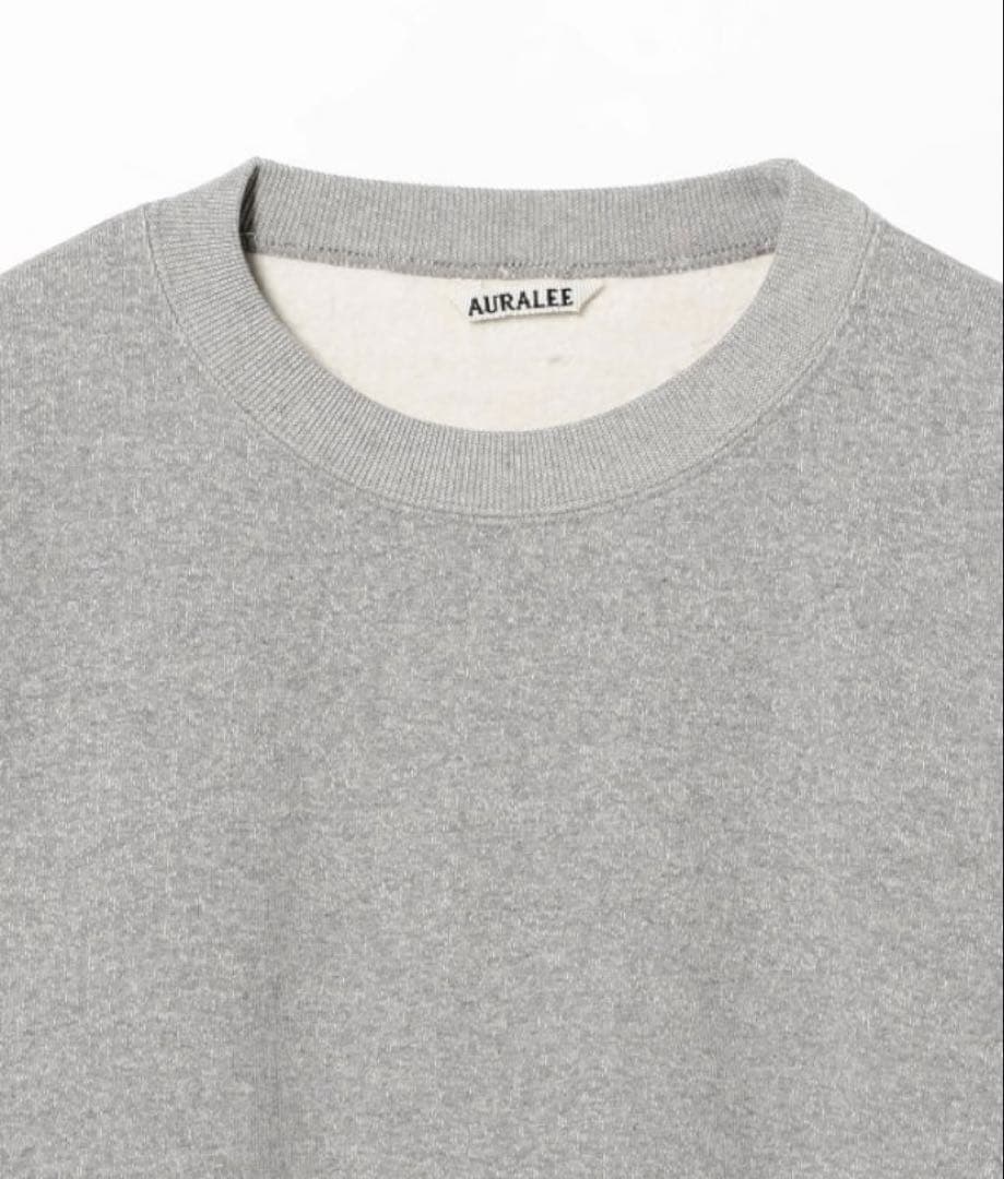 トップス AURALEE SMOOTH SOFT BD SWEAT P/O