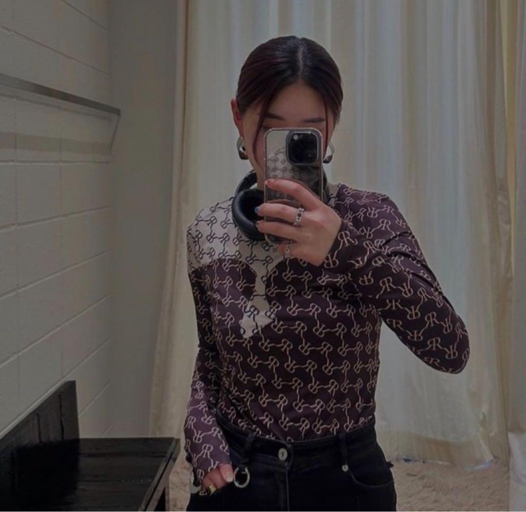 新品未使用rokh★スキントップスブラウン　希少