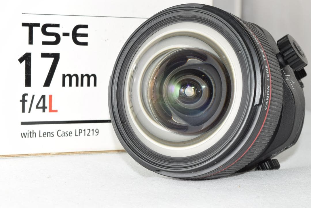 綺麗な展示品☆Canon TS-E 17mm F4L☆EFマウント☆アオリ撮影