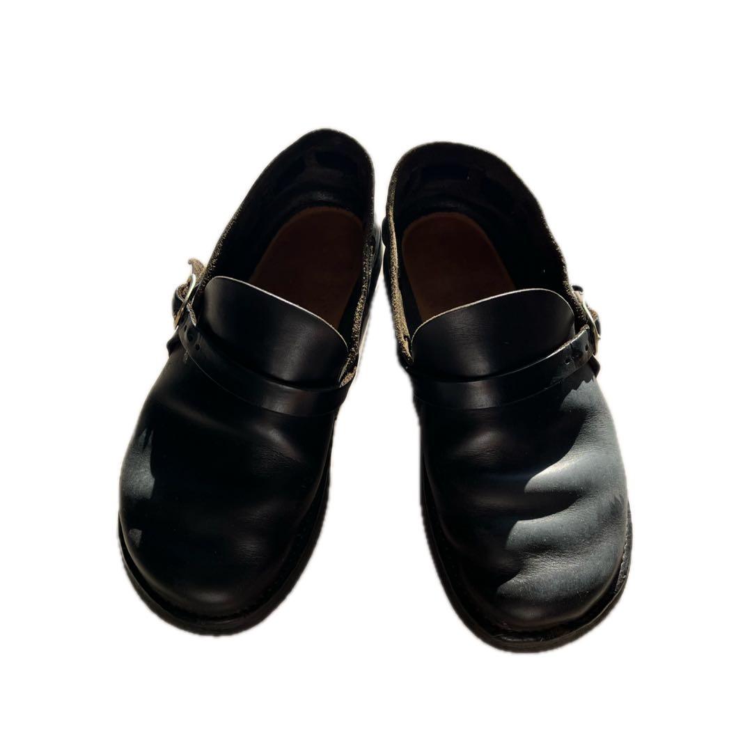 AURORA SHOES/24.5cm/ミドルイングリッシュ/ブラック