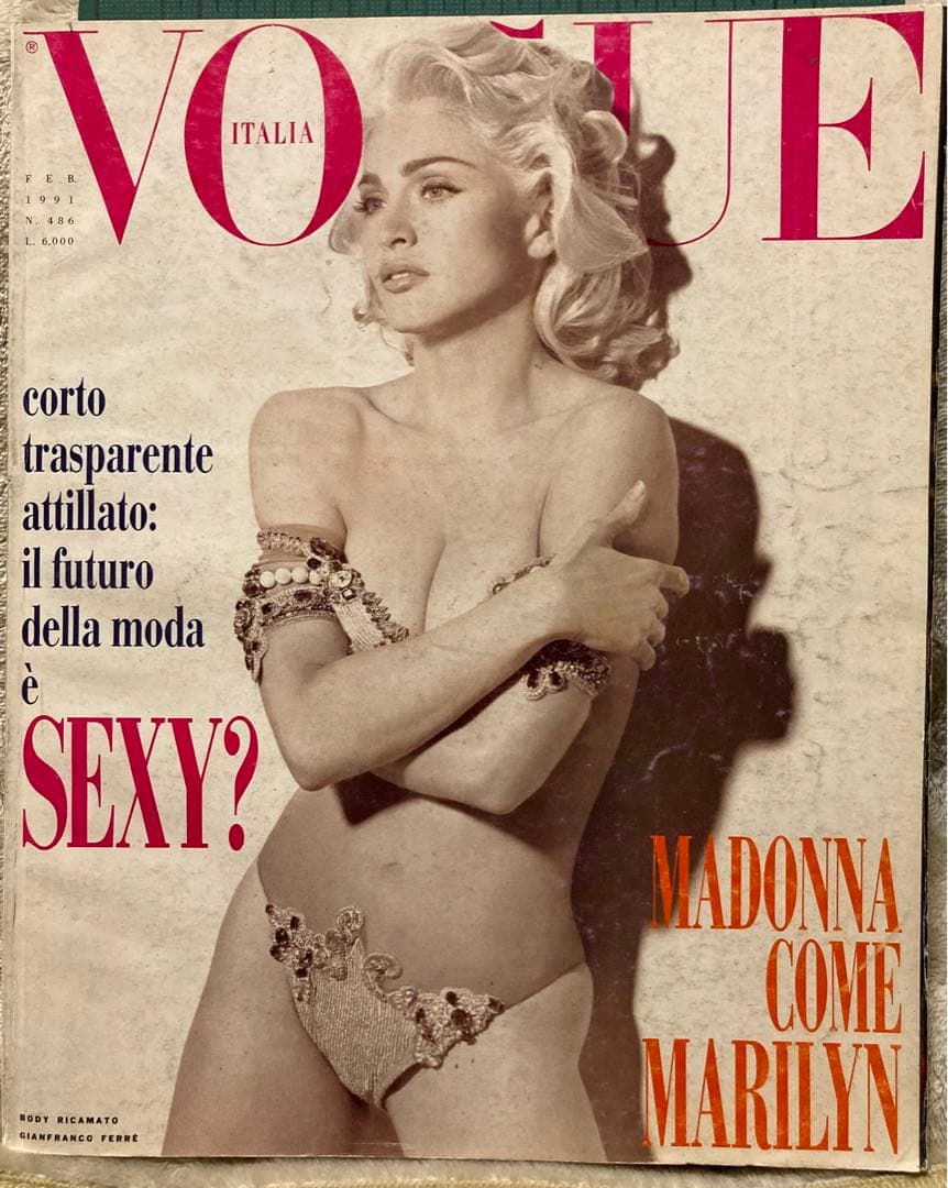VOGUE ITALIA No.486 FEBBRAIO(2月号) 1991