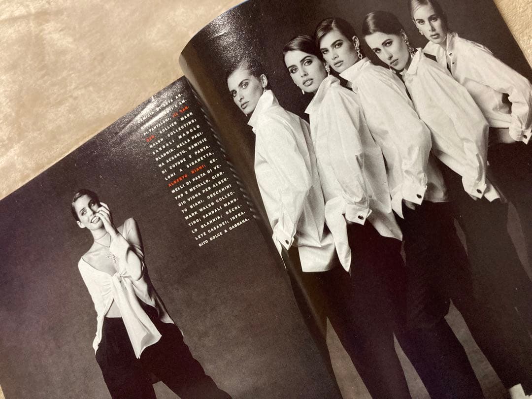 VOGUE ITALIA No.486 FEBBRAIO(2月号) 1991