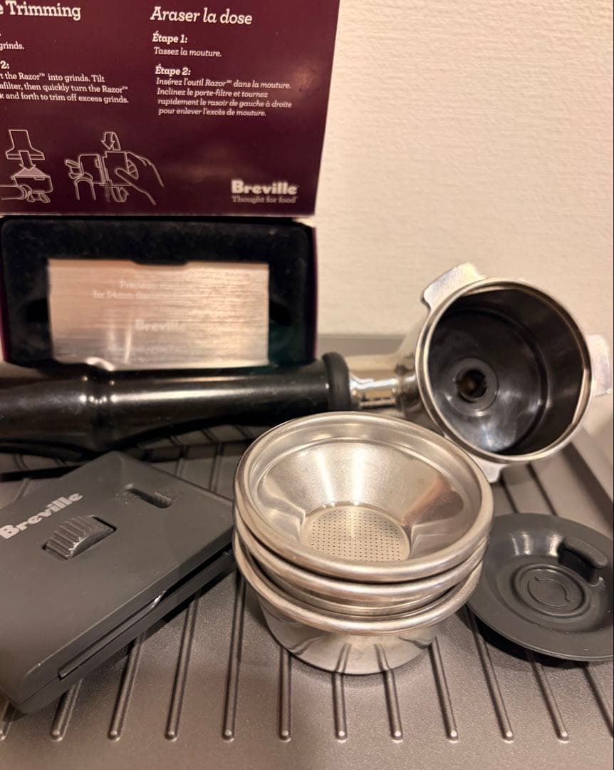 ブレビル Breville エスプレッソマシコーヒーマシン グラインダー セット