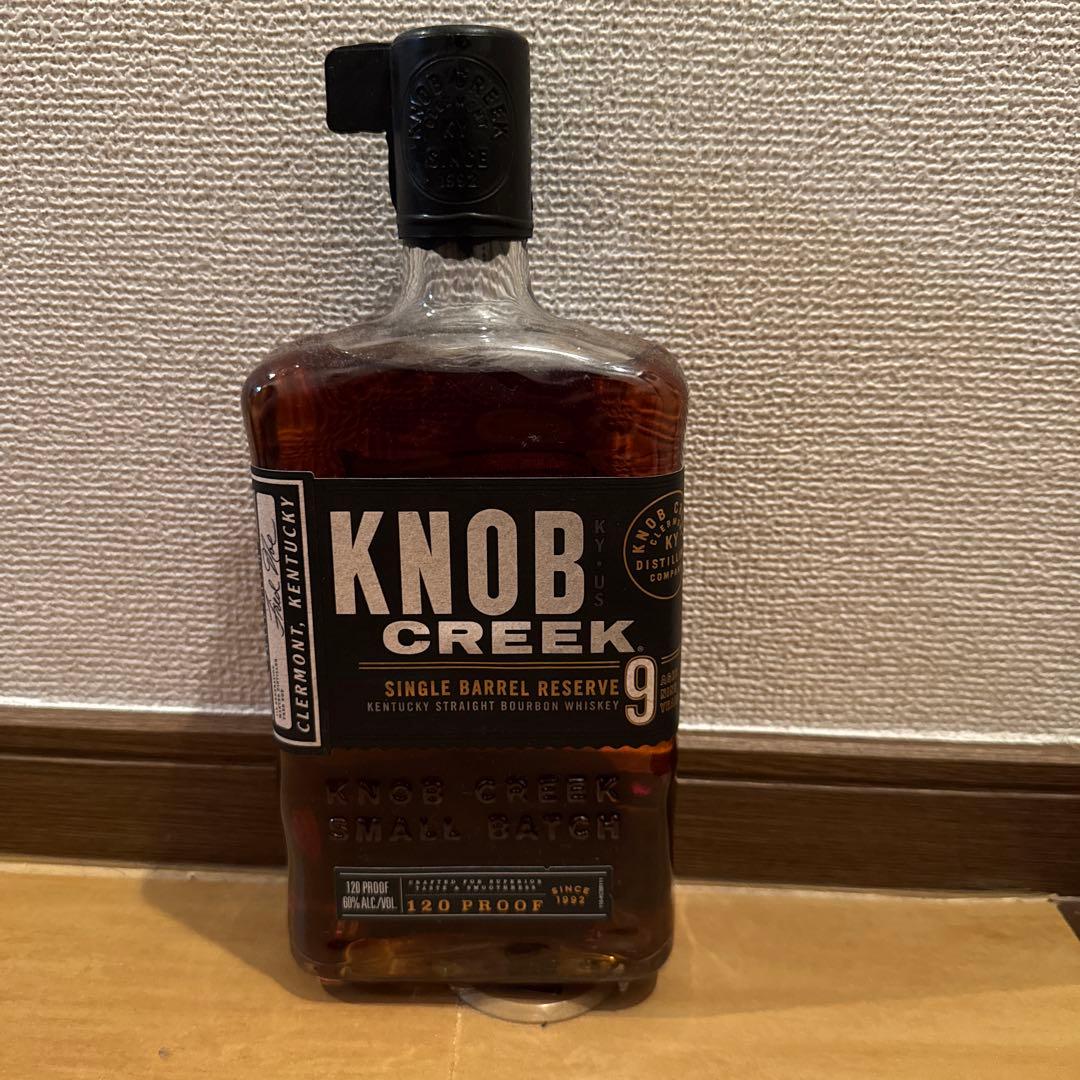 KNOB CREEK ノブクリーク9年　バーボンウイスキー 終売