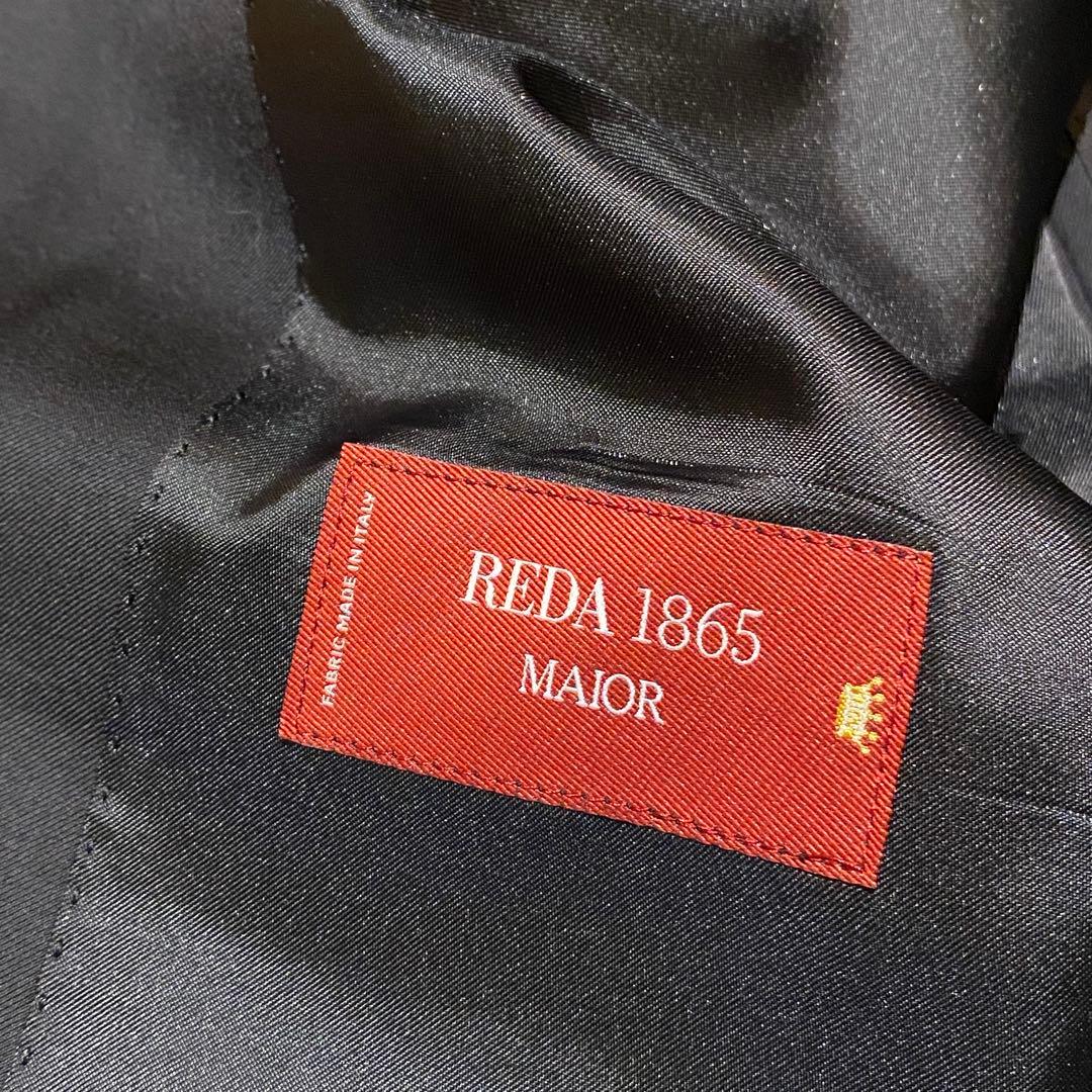 極美品 伊REDA社生地 ミカドパリス フルオーダースーツ 本切羽 黒 ブラック