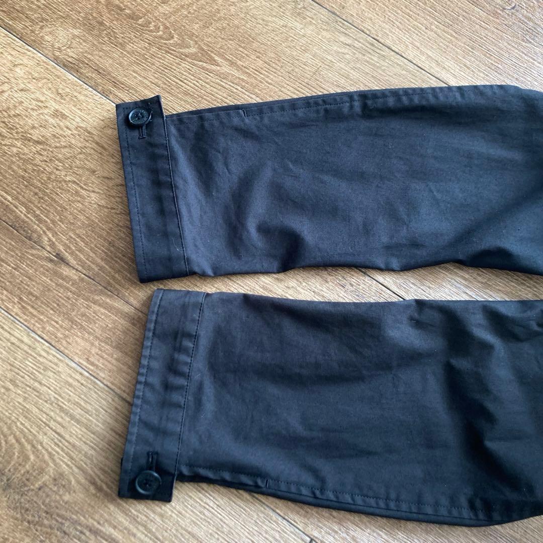 バーバリーブラックレーベル ミリタリージャケット ノバチェック 黒 M