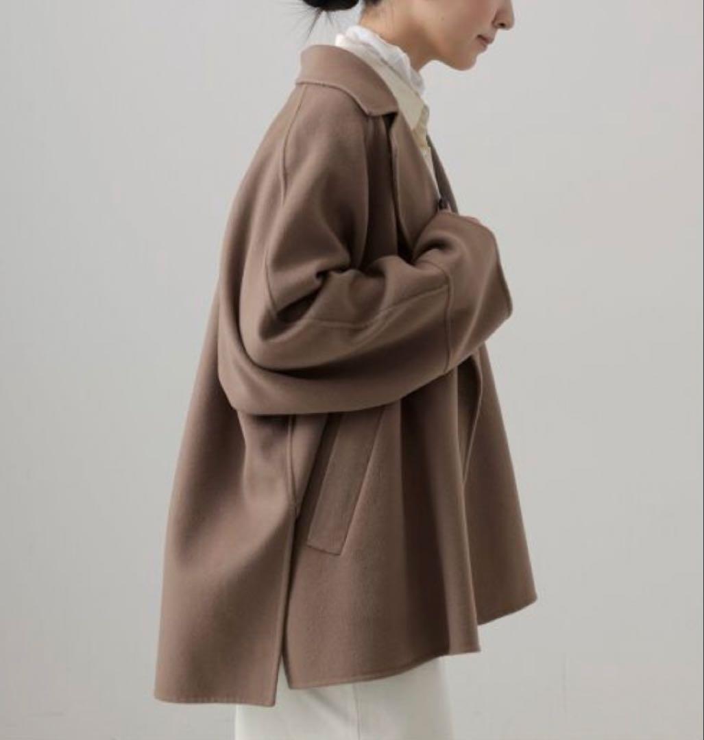 専用　IENA スーパー160ダブルフェイスショートコート　38