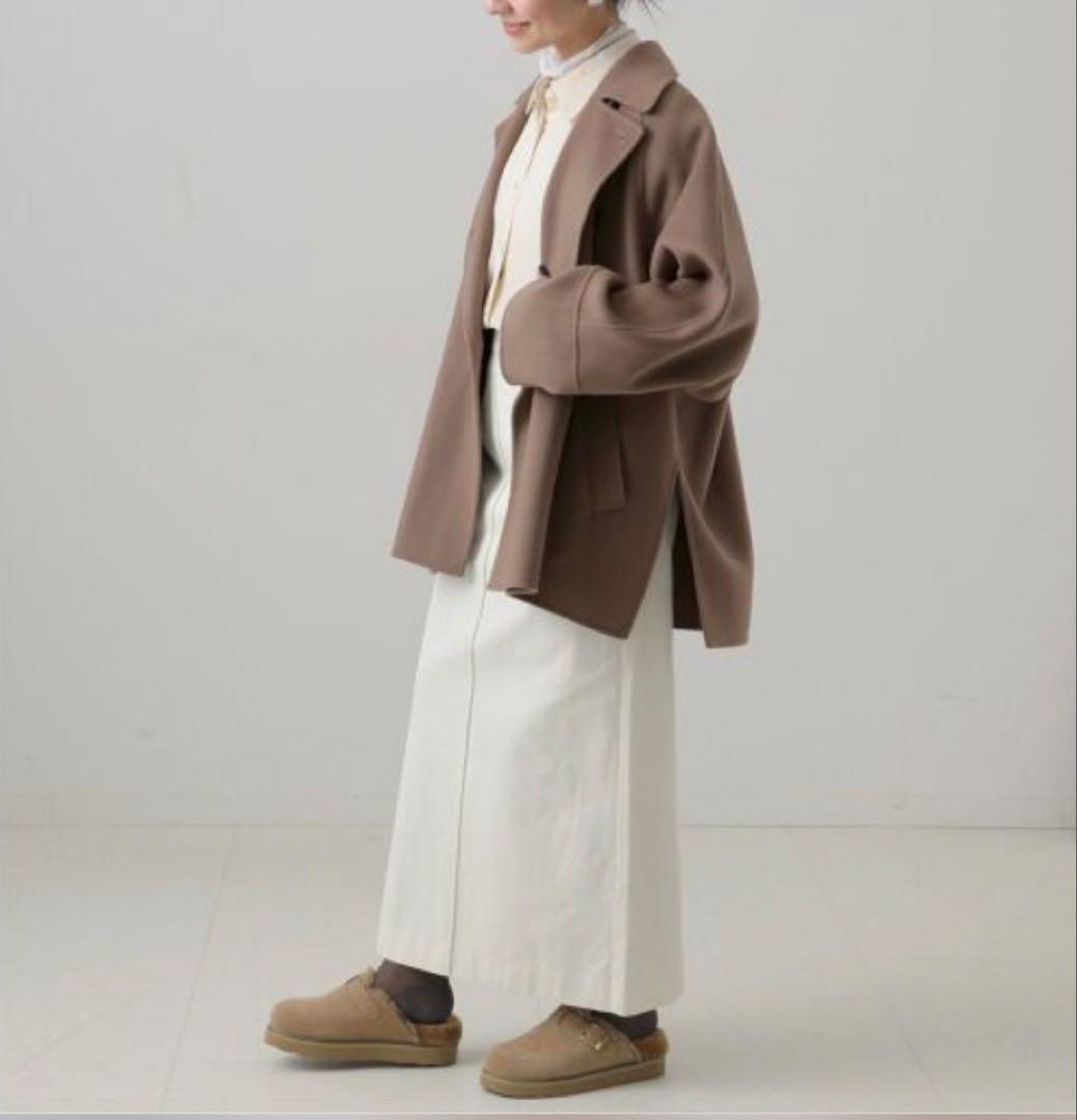 専用　IENA スーパー160ダブルフェイスショートコート　38