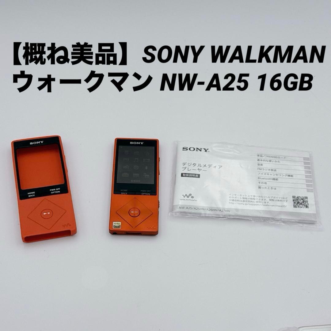 専用予約済【美品】SONY WALKMAN ウォークマン NW-A25 16GB
