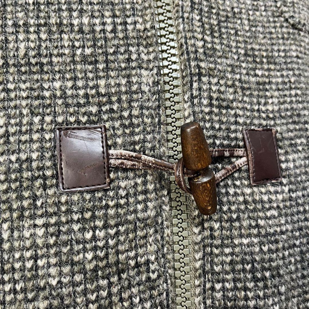 【 大きいサイズ 】 ヘルノ　ダッフルコート　ミックスツイード　フード　ポケット