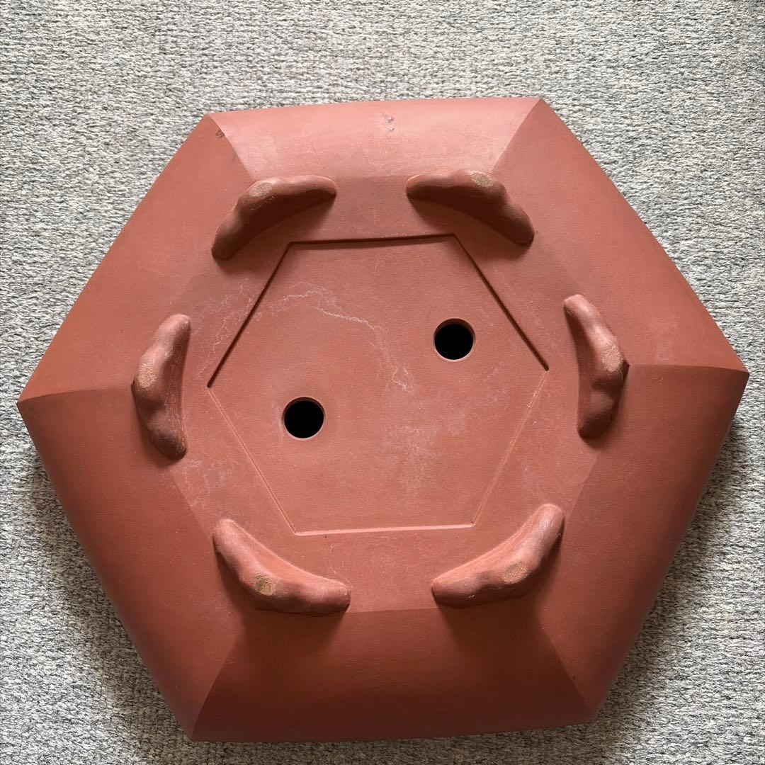 植木鉢　鉢　六角　盆栽　盆景