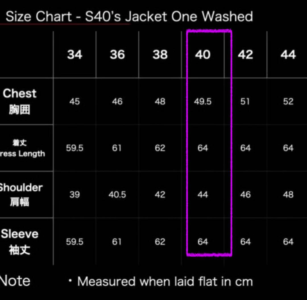 tcbジーンズ 40s 大戦モデル　デニムジャケット