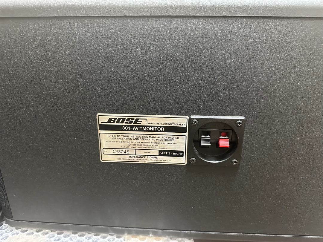 BOSE 301 AV MONITOR スピーカー　ペア