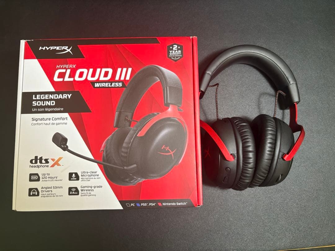 HyperX Cloud IIIワイヤレス　ゲーミングヘッドセット