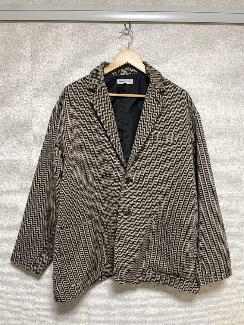 FREAK'S STORE ビッグシルエット ヘリンボーン セットアップ