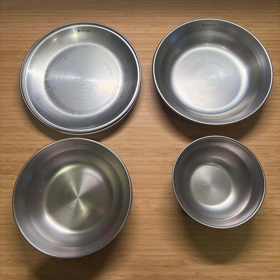 スノーピーク テーブルウェアセット ディナープレート ステンレス鋼