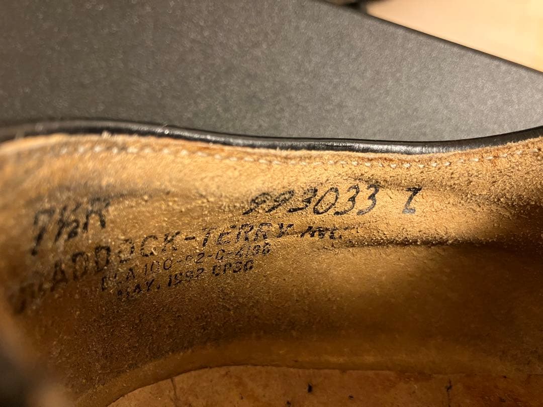 us navy サービスシューズ　7 1/2R