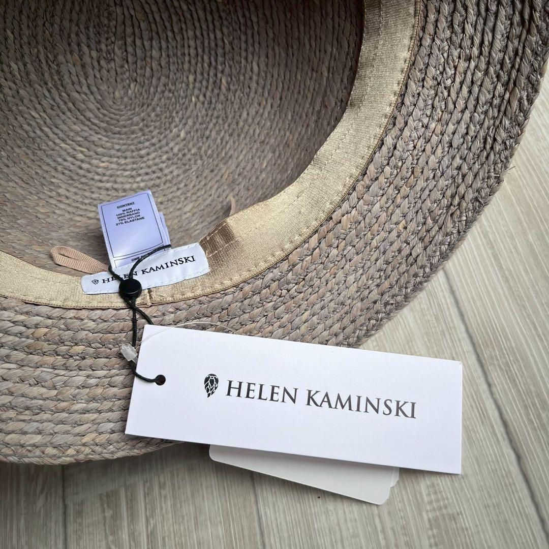 新品未使用品 ヘレンカミンスキー ラフィアハット 帽子VALENCE6 OS