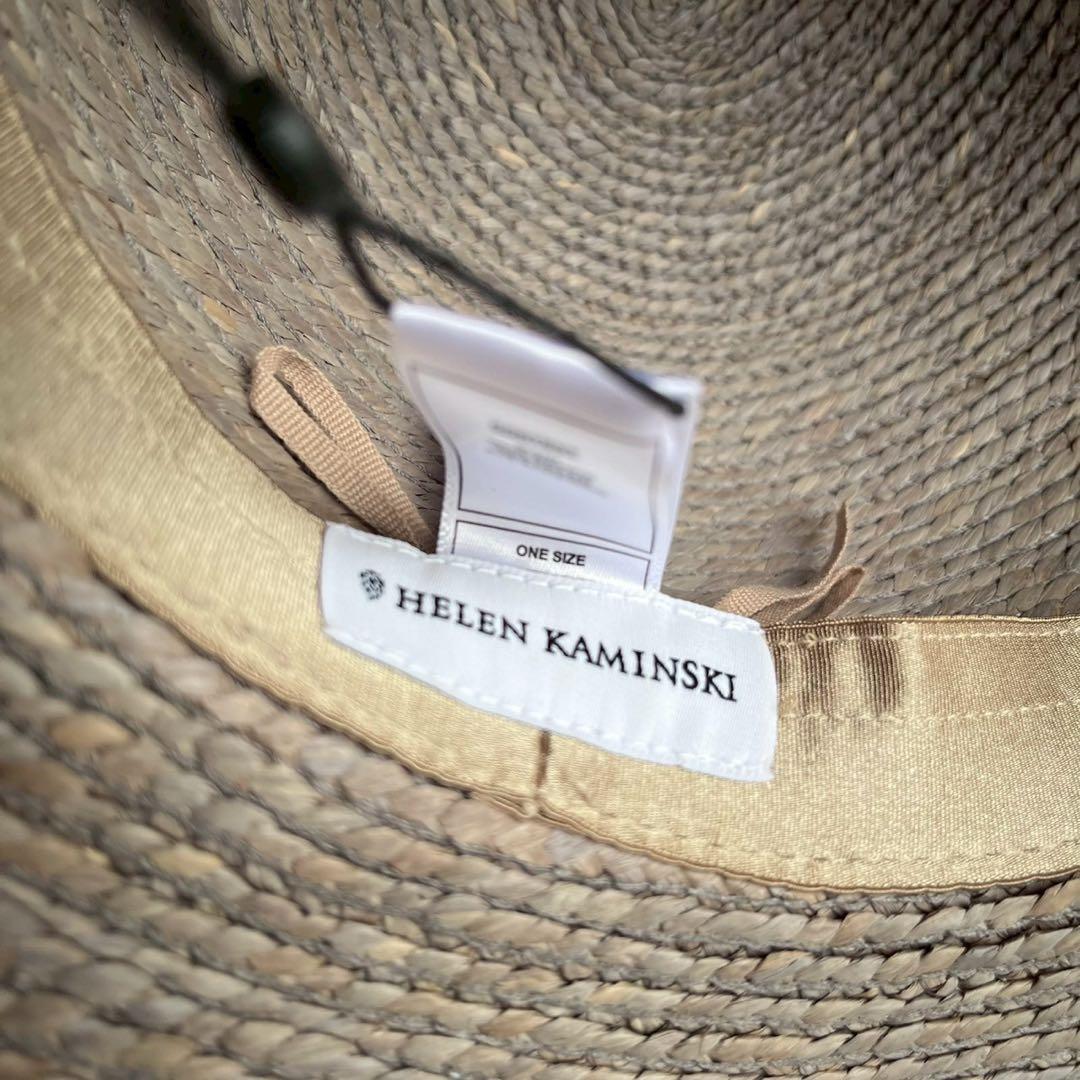 新品未使用品 ヘレンカミンスキー ラフィアハット 帽子VALENCE6 OS