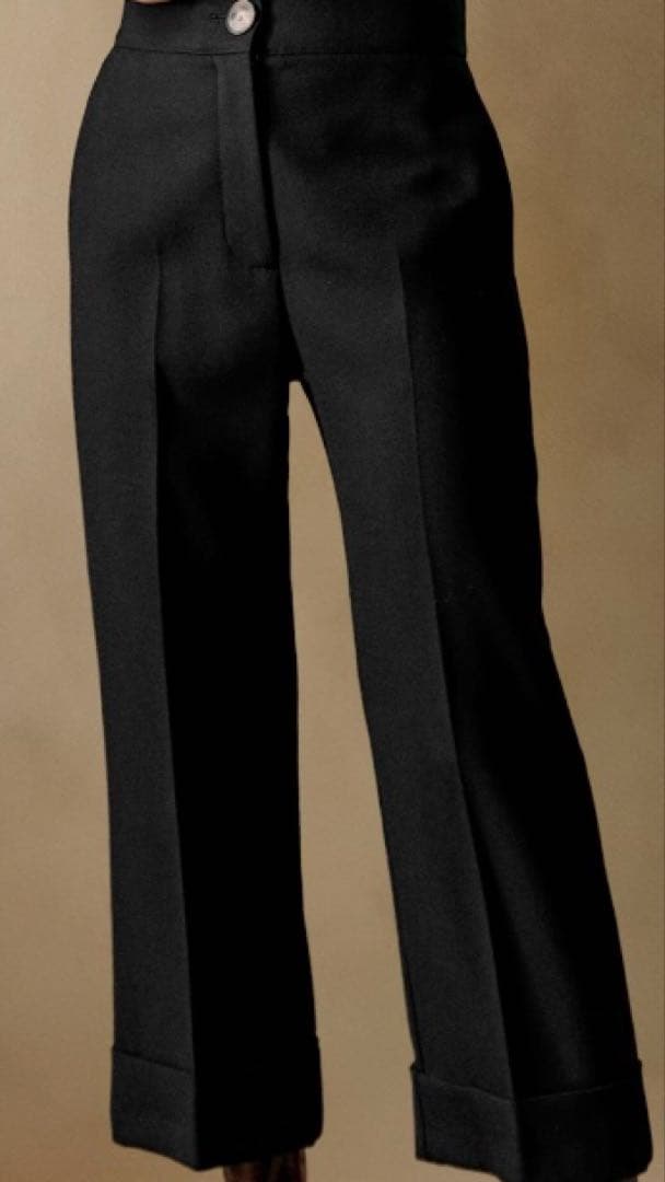 SÉZANE ブラックパンツ/スラックス　新品未使用　32