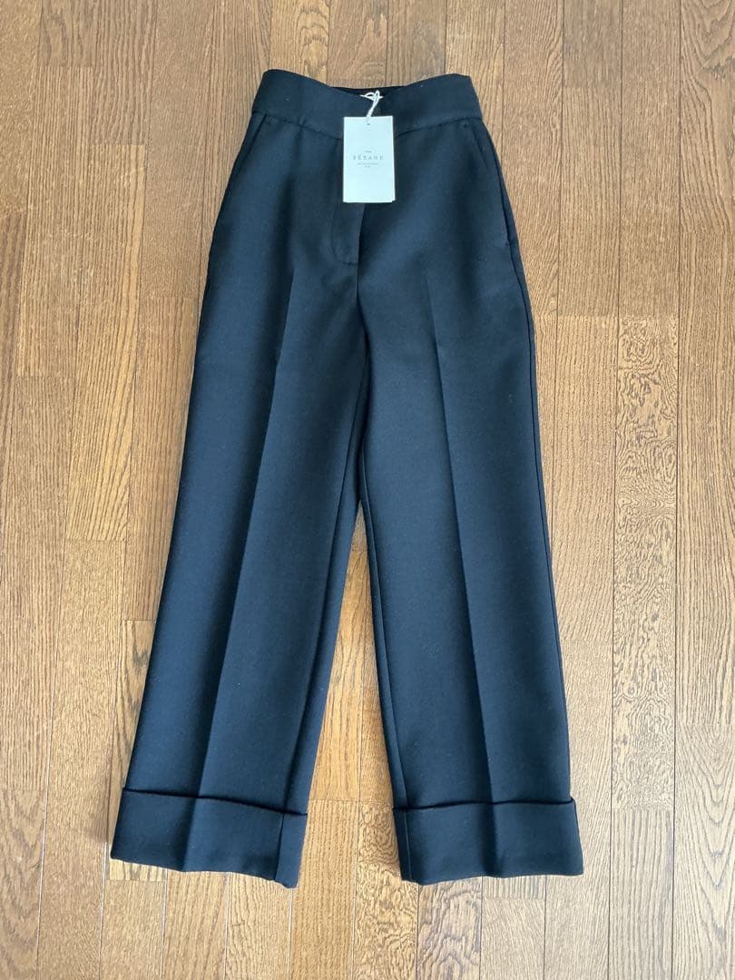 SÉZANE ブラックパンツ/スラックス　新品未使用　32