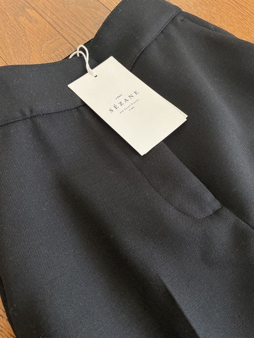 SÉZANE ブラックパンツ/スラックス　新品未使用　32