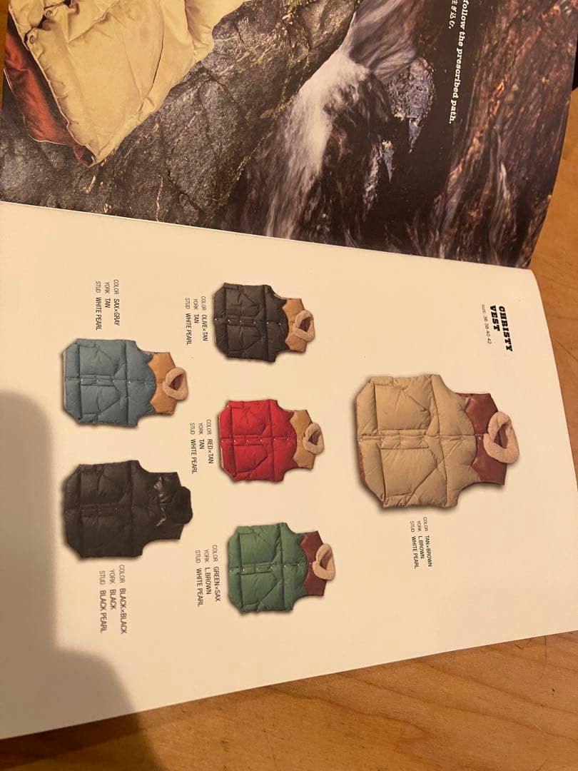 Christy Vest ダウンベスト 38サイズ　メンズ　美品　希少