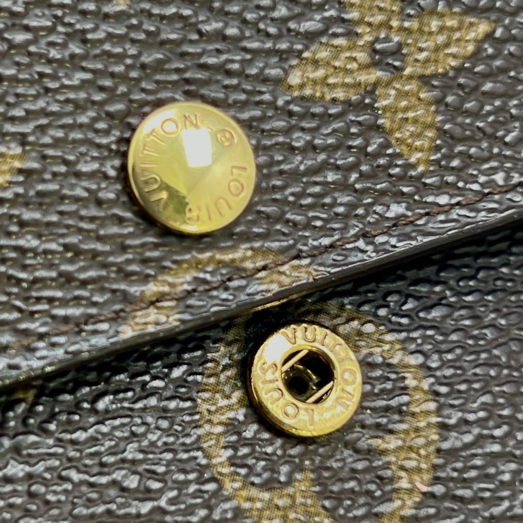 【美品】 ルイヴィトン モノグラム 旧型ポルトフォイユサラ M61725