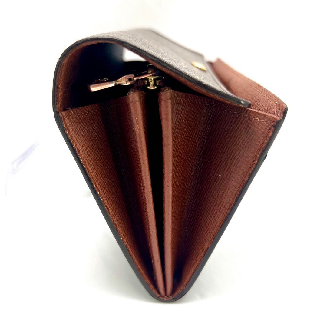 【美品】 ルイヴィトン モノグラム 旧型ポルトフォイユサラ M61725