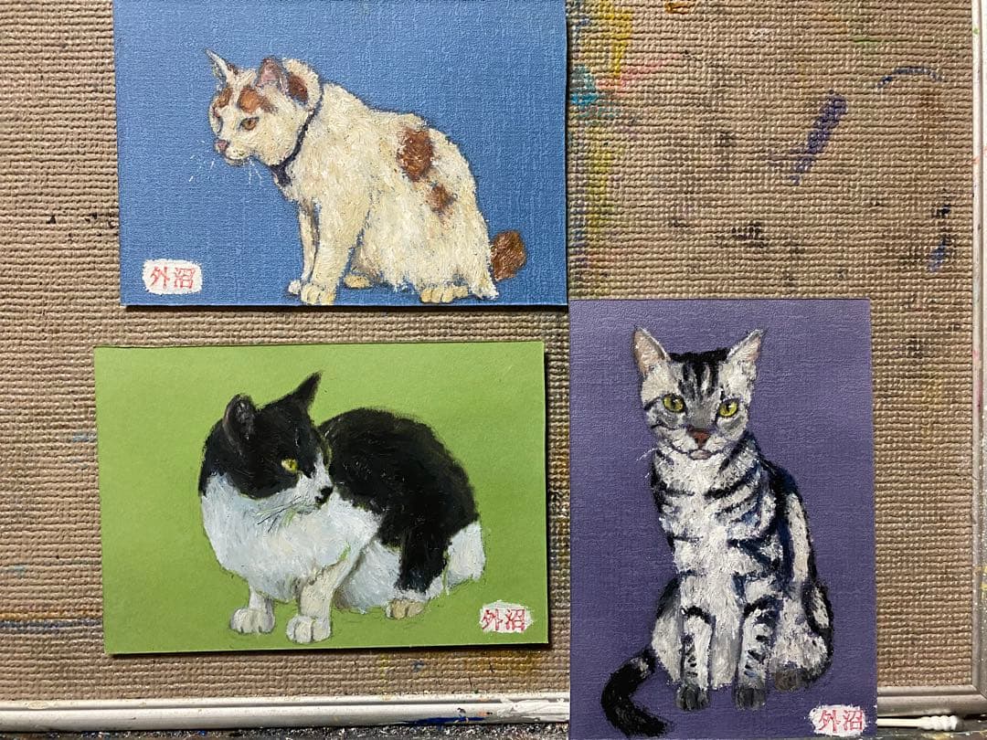 irodorisaiko　猫の絵セット（3点）