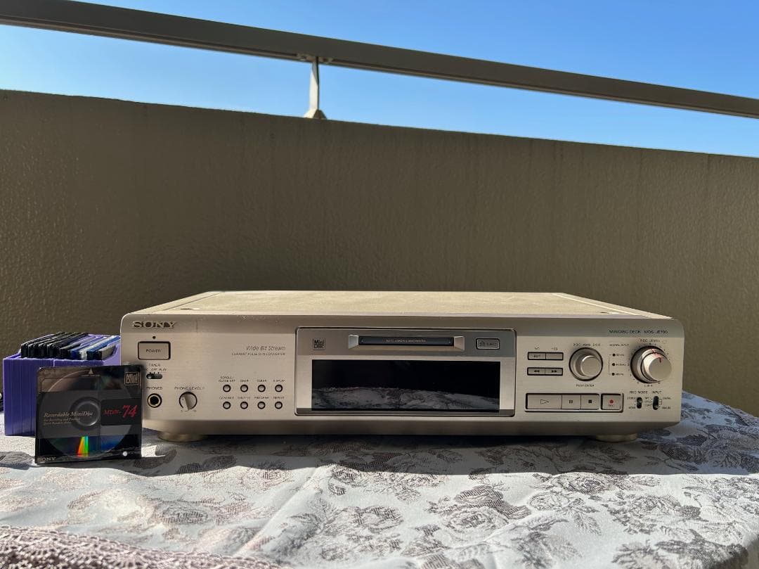 SONY MDS-JE700 MD録再デッキ（メディア付）
