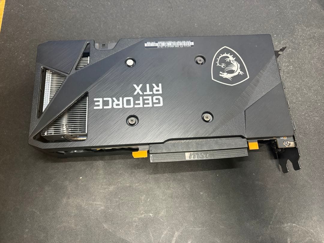 MSI VENTUS 2X RTX 3060 本体