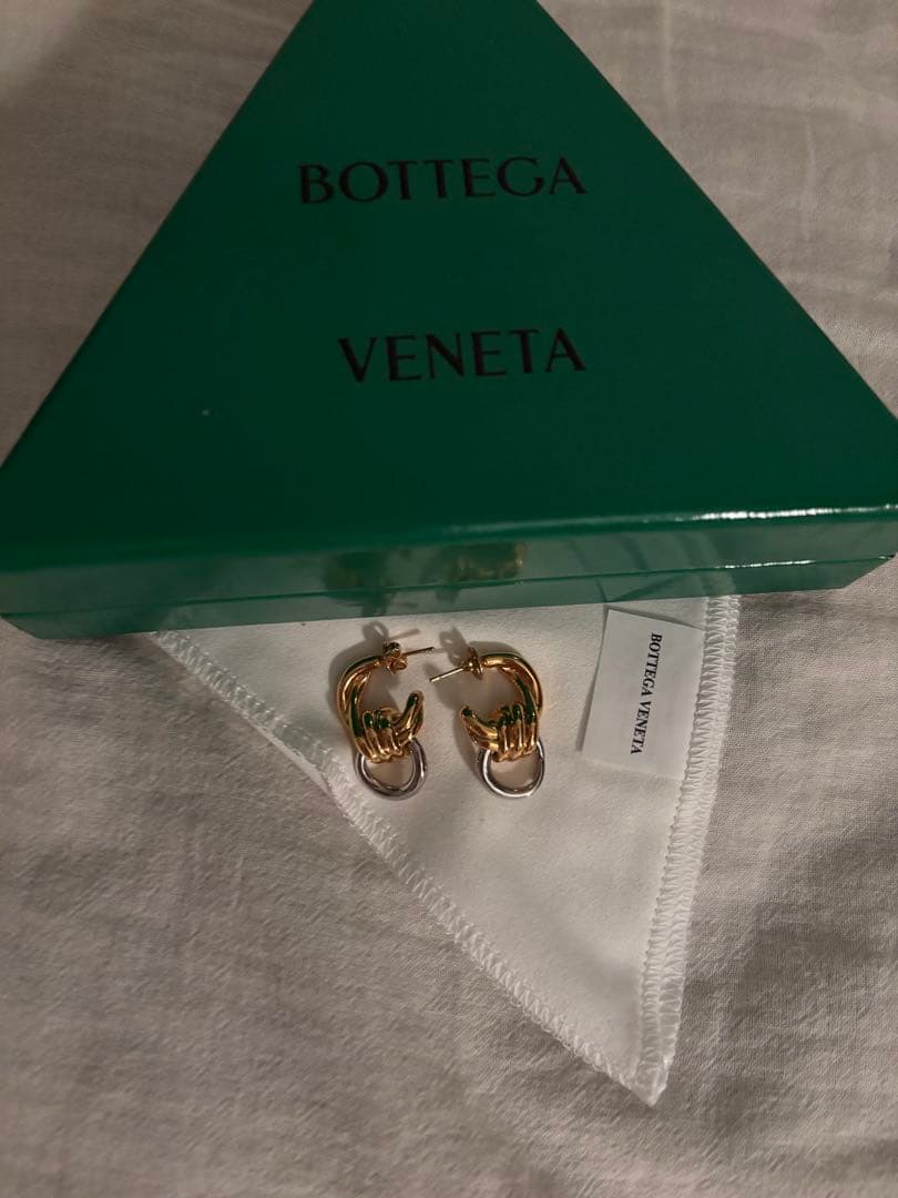 Bottega Veneta フープピアス ゴールド/シルバー